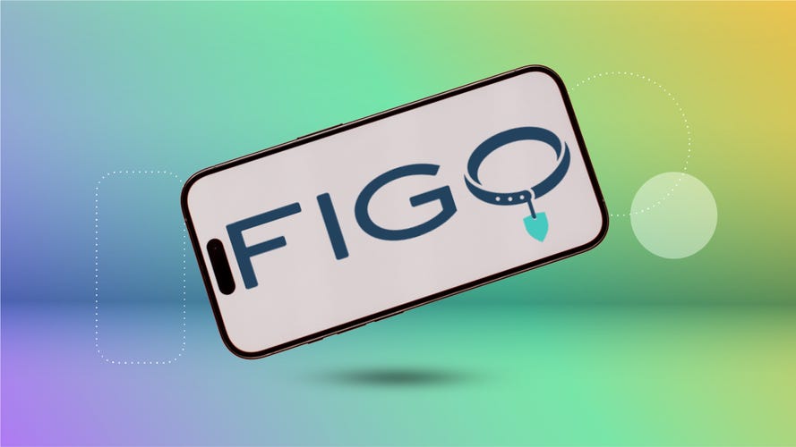 Figo logo on a smartphone