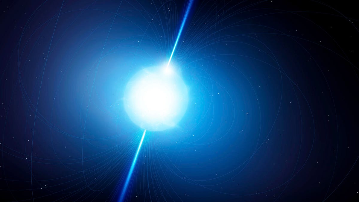 Illustration of a neutron star