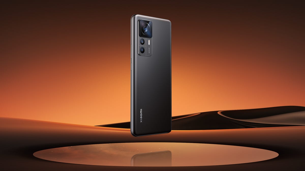 Xiaomi 12T Pro smartphone in gray