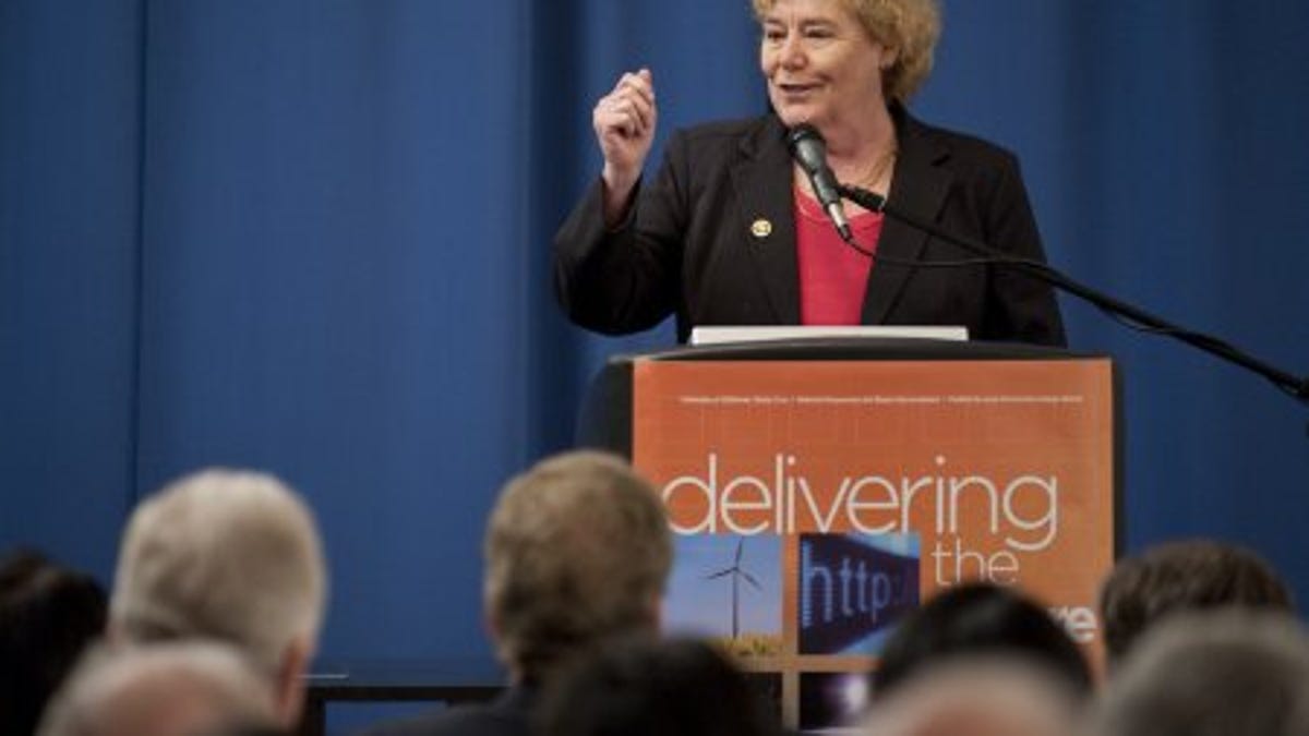 Rep. Zoe Lofgren, a Democrat whose district includes the heart of Silicon Valley, in 2009