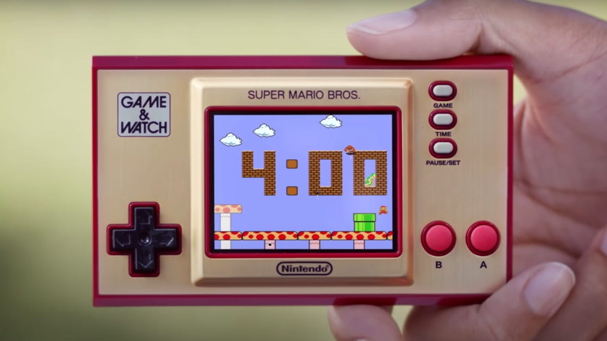 Nintendo Super Mario Bros Game and Watch