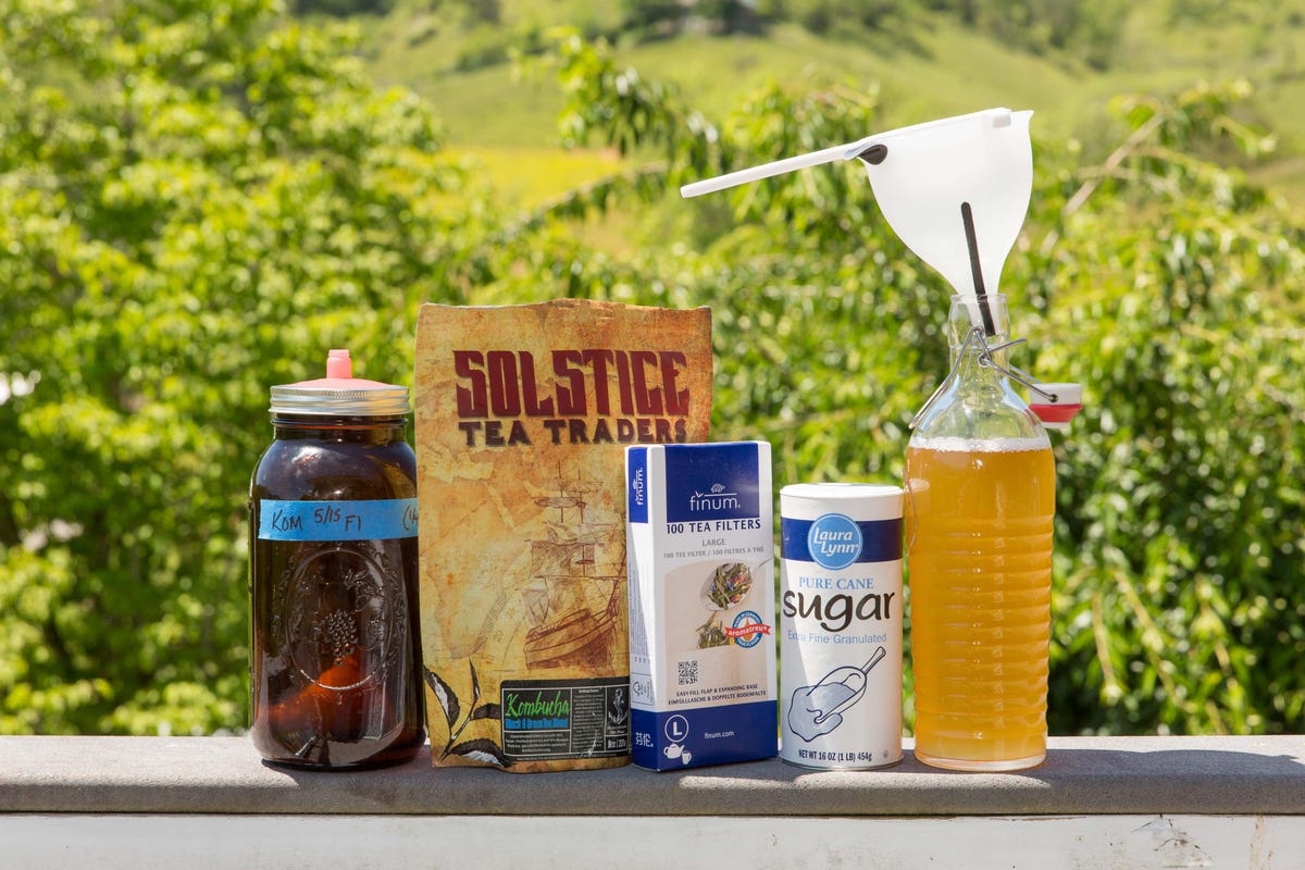 How to make healthy probiotic Kombucha for cheap at home
