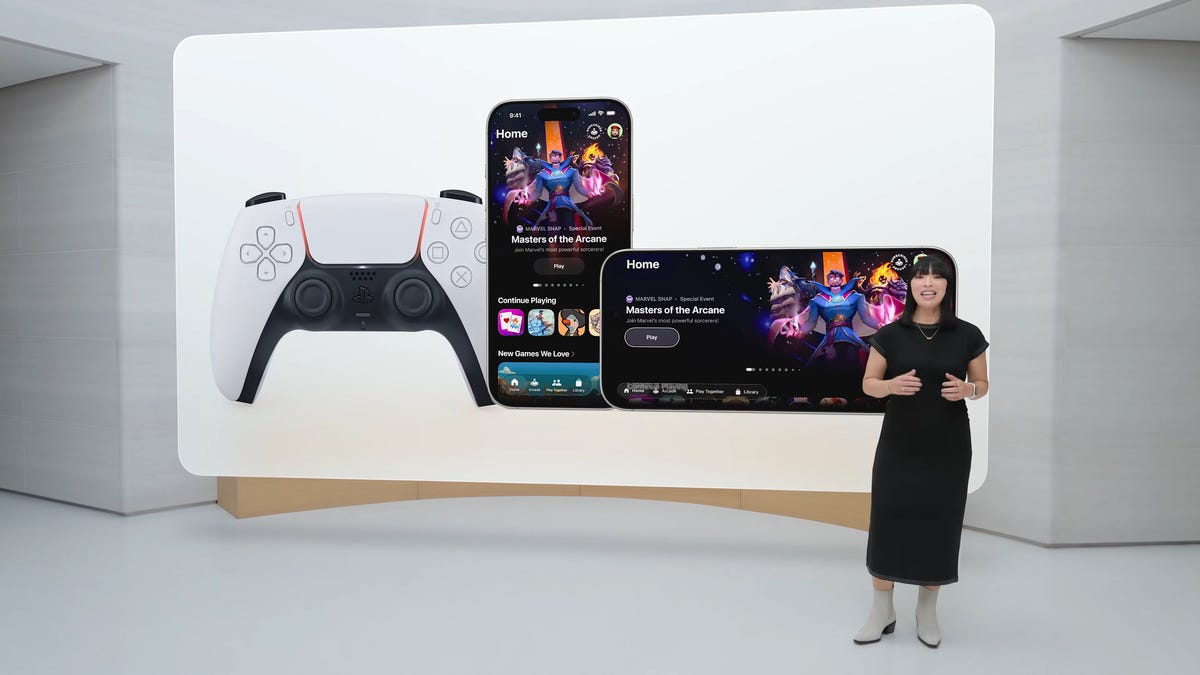 iPhone showing Games app