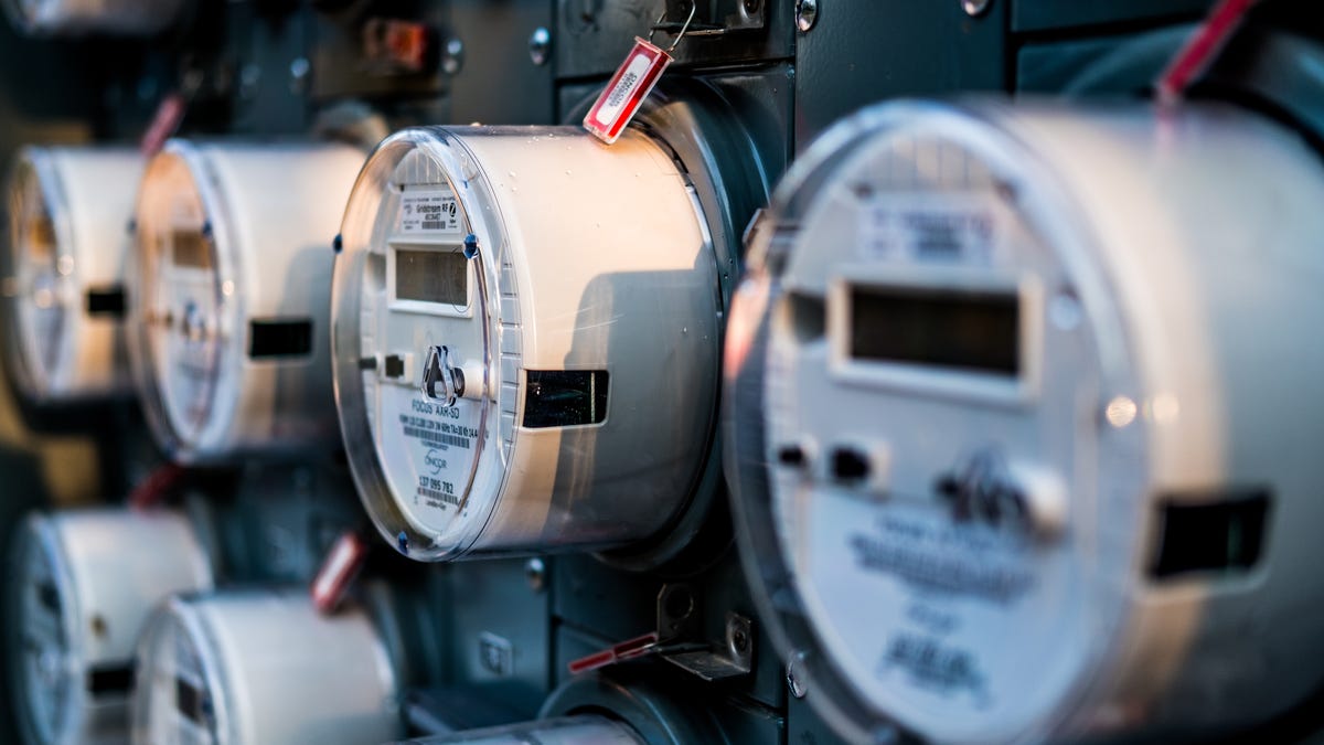 Electricity meters.