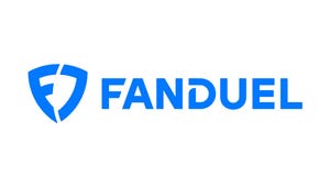 The logo for sports streaming service FanDuel on a white background.