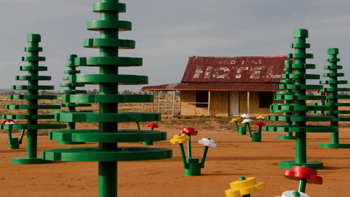 Life-size Legos in the Outback