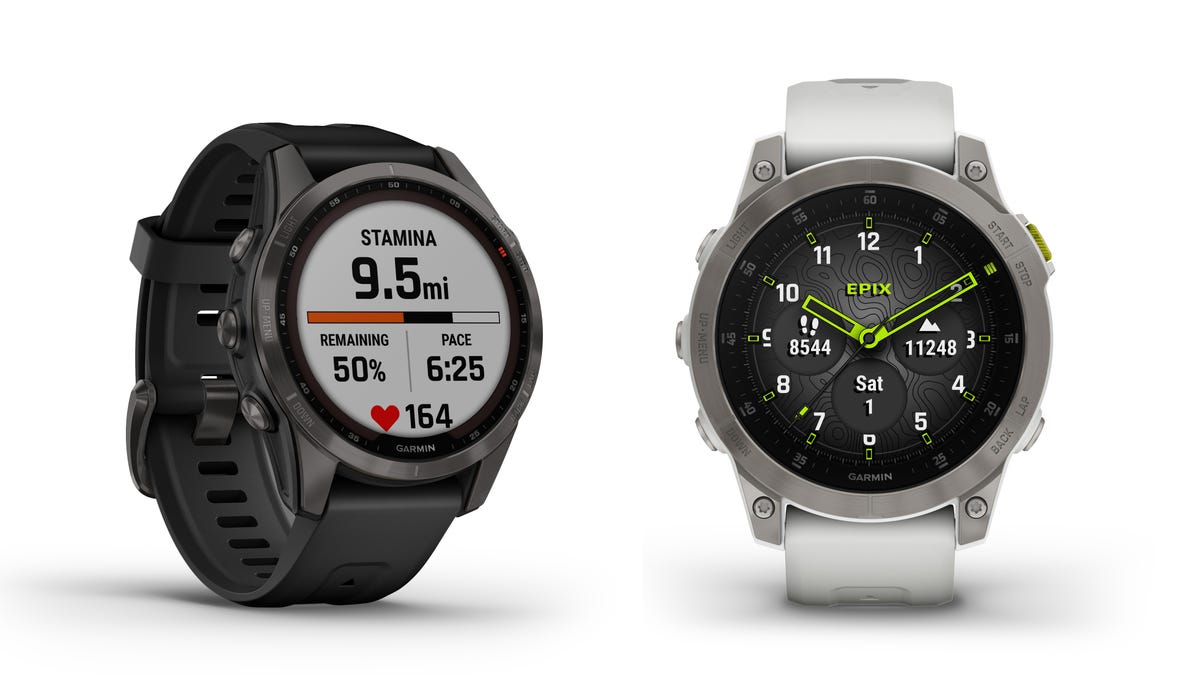 Garmin Fenix 7 and Epix
