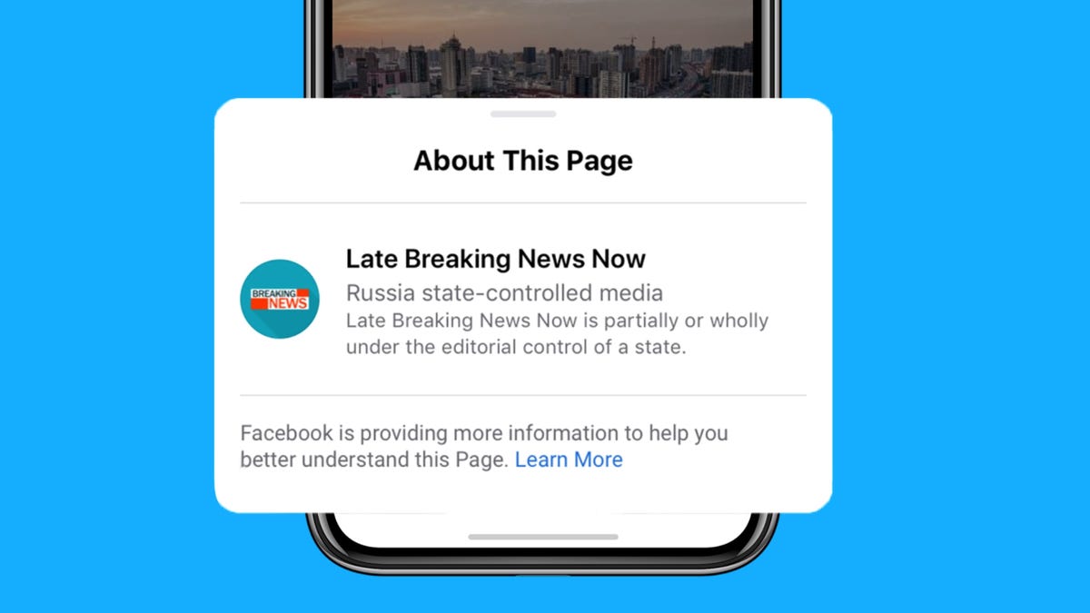 Facebook label state media