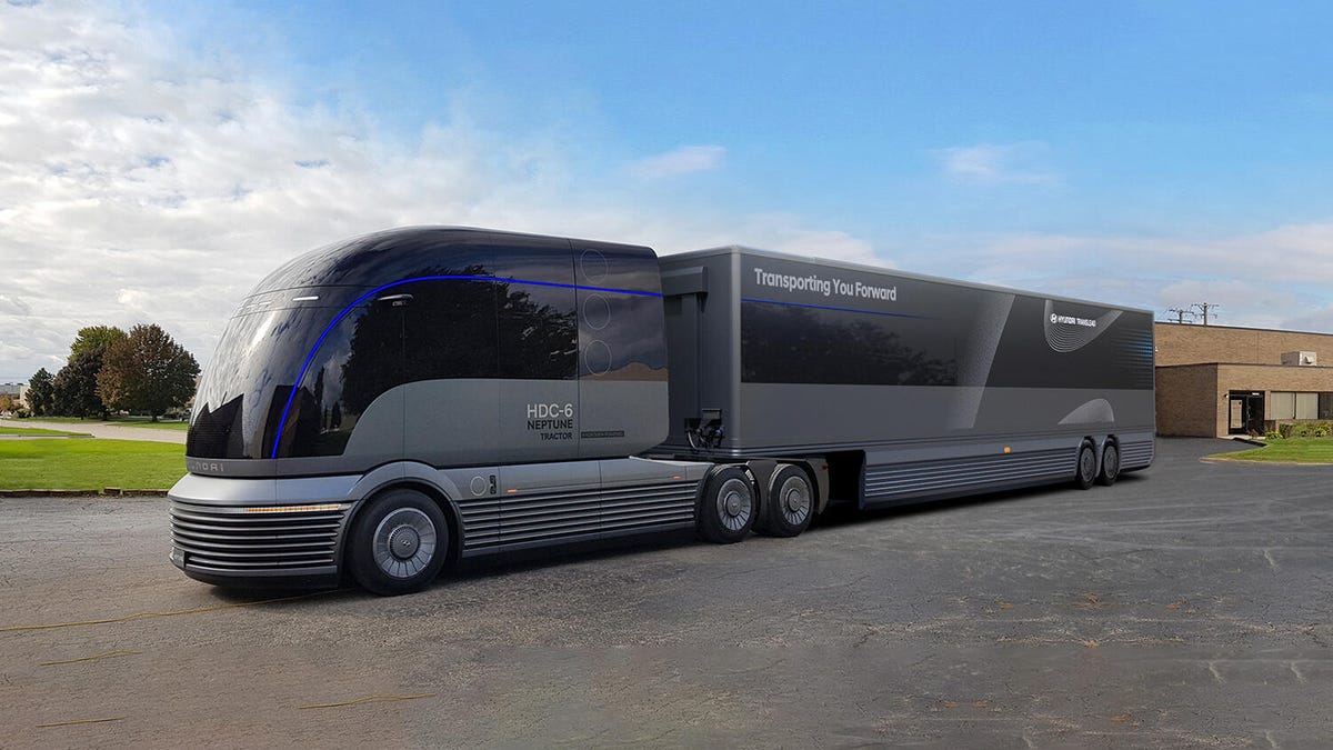 Hyundai fuel cell semi concept makes the Tesla Semi look boring