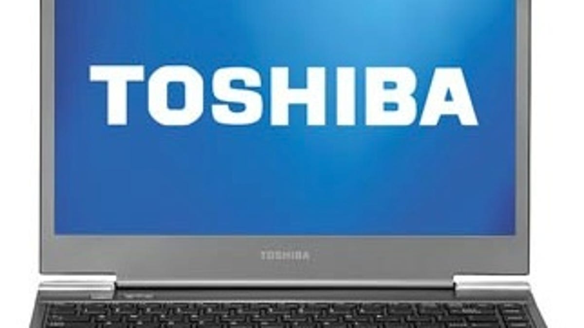Toshiba ultrabook is priced at $699 this week at Best Buy.