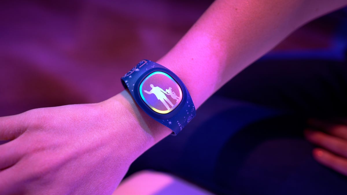 MagicBand Plus on Bridget Carey's arm