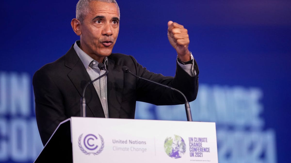 Barack Obama speaks at COP26