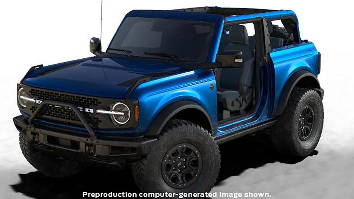 2021 Ford Bronco First Edition Lightning Blue