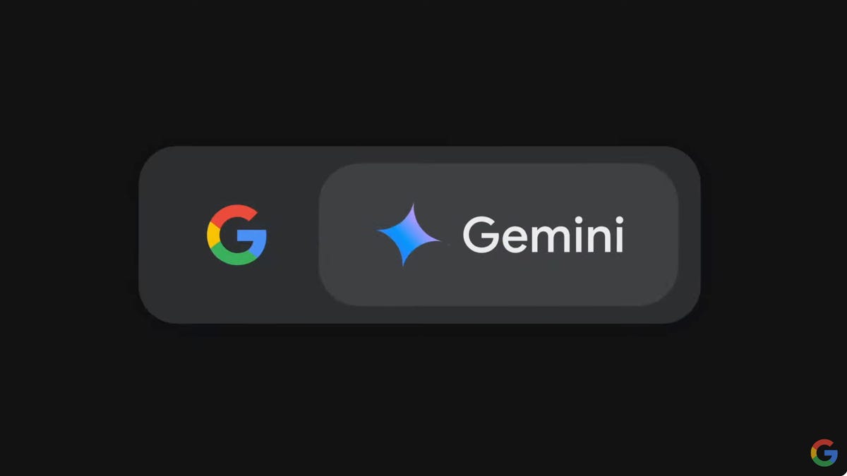 gemini logo on google screen