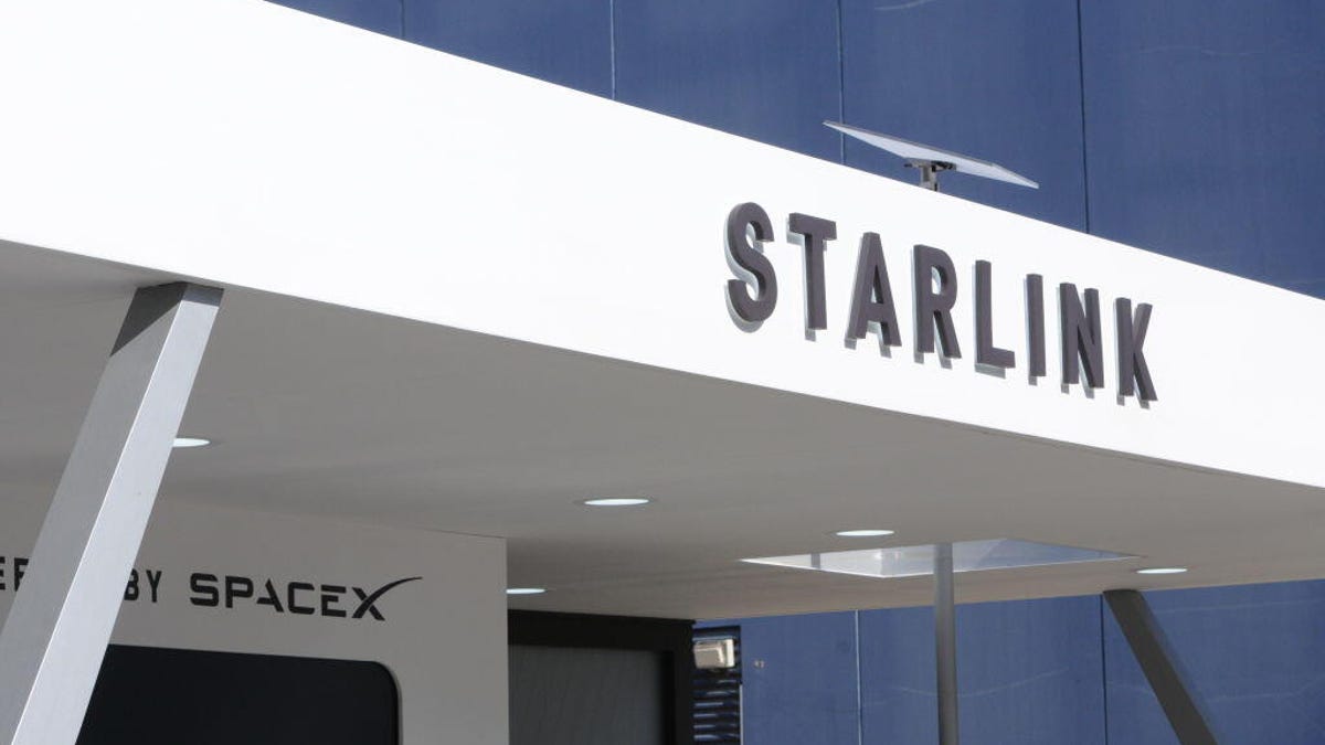 Exterior of the Starlink building