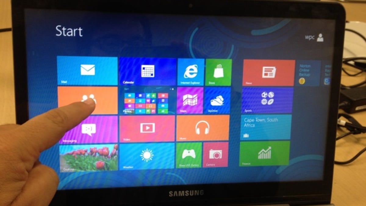 Samsung will offer a traditional Start menu for its Windows 8 PCs and tablets.