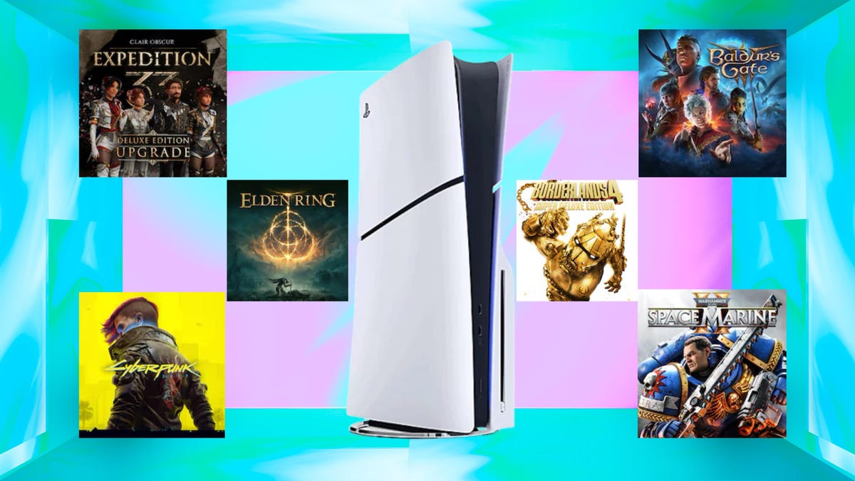 PS5 console and games