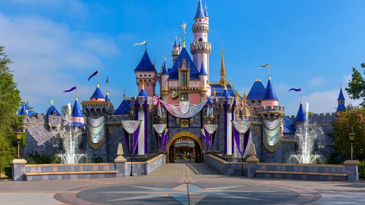 Sleeping Beauty's castle at Disneyland