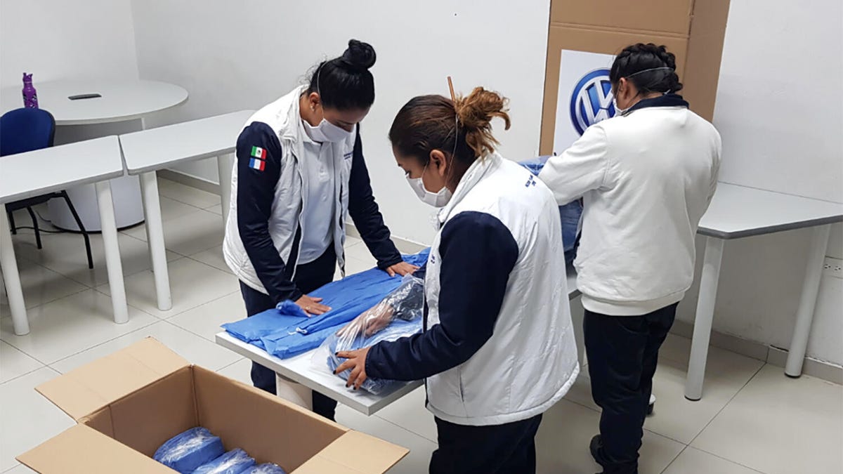 VW and Faurecia make medical supplies