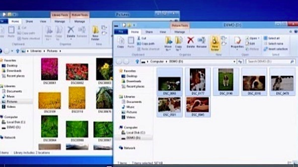 A Windows on ARM screen.
