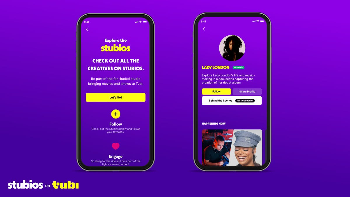 tubi stubios feature on phones