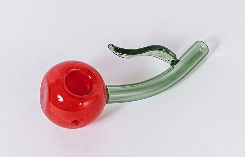 Edie Parker cherry pipe