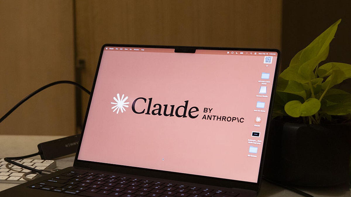 The Anthropic Claude logo on a laptop during the company's Builder Summit in Bengaluru, India, on Monday, Feb. 16, 2026.