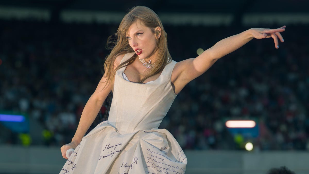 Taylor Swift at the Eras Tour - TTPD era