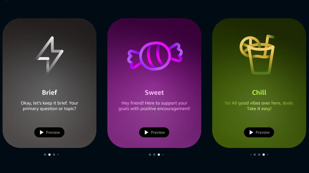 alexa plus personality styles