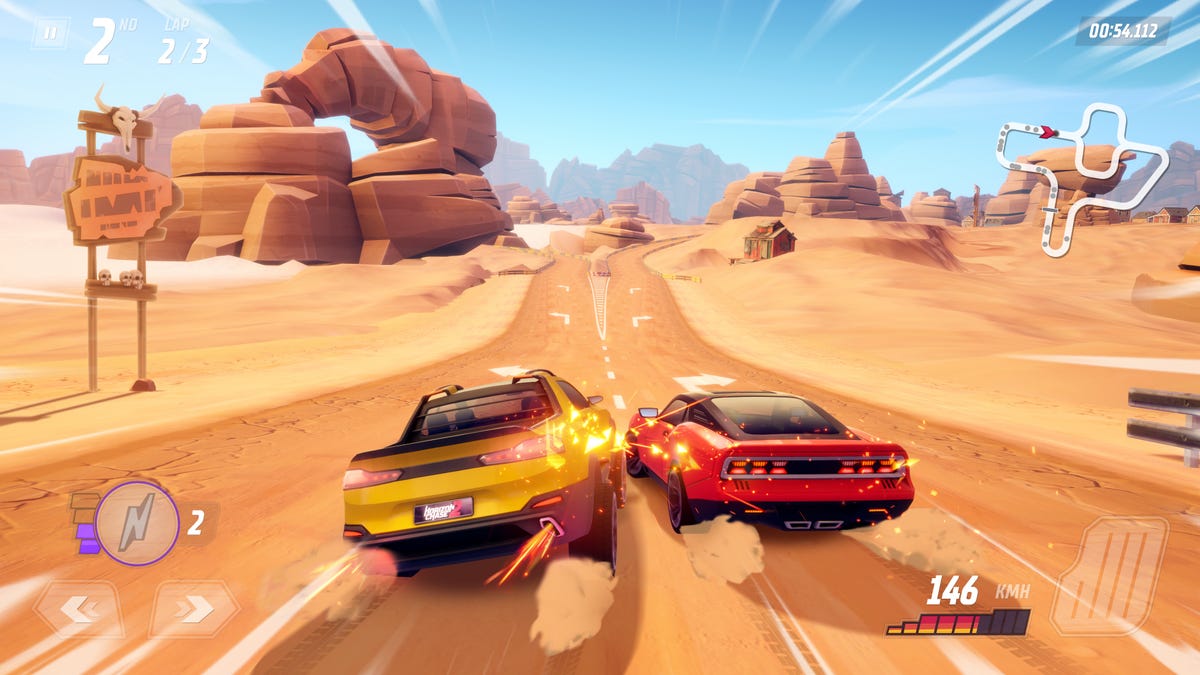 Horizon Chase 2 gameplay on Apple Arcade