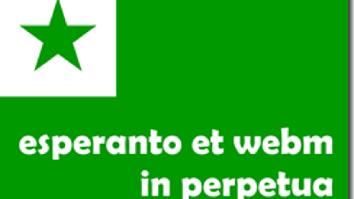 A Microsoft evangelist parodied Google's WebM video encoding technology as equivalent to the failed Esperanto language.
