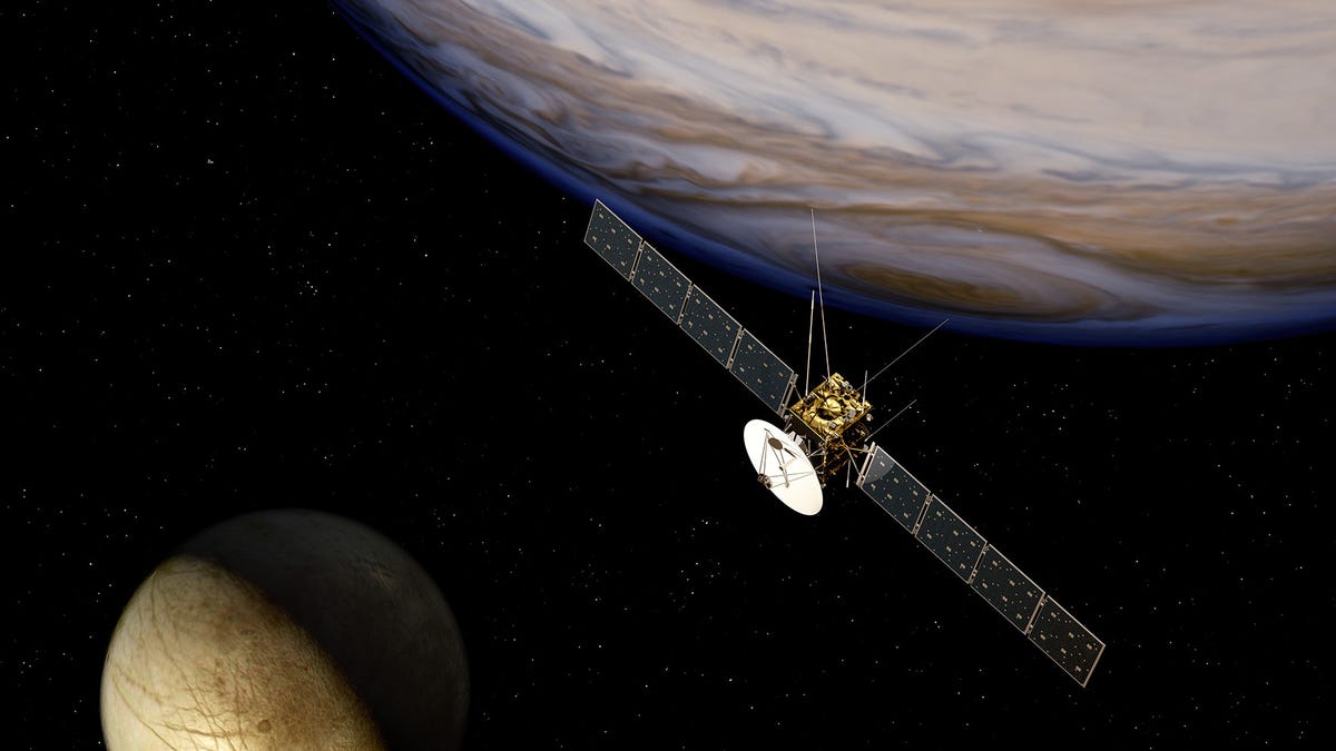 The JUICE probe is expected to spend three years making detailed observations about the Jupiter's moons.