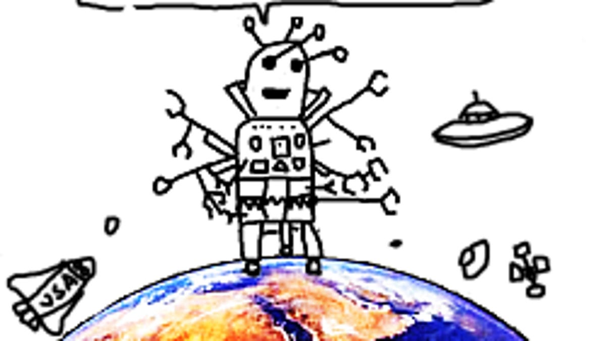 Googlebot illustration by Paul Ford