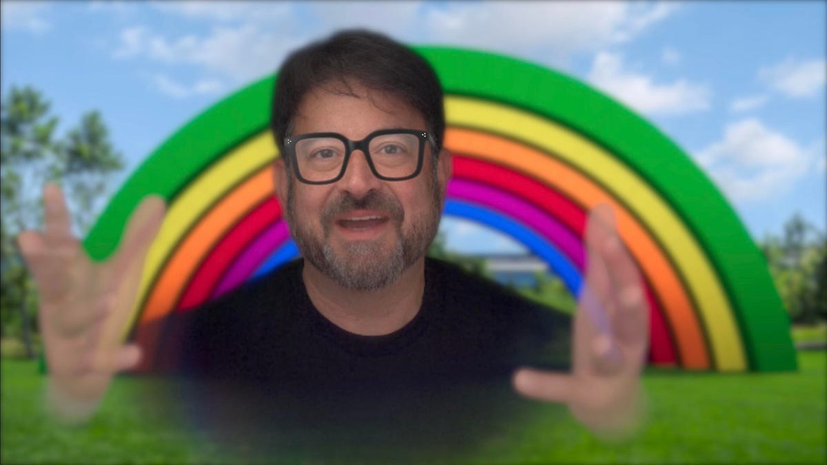 A virtual Persona 3D avatar in Apple's Vision Pro OS 26, of Scott Stein