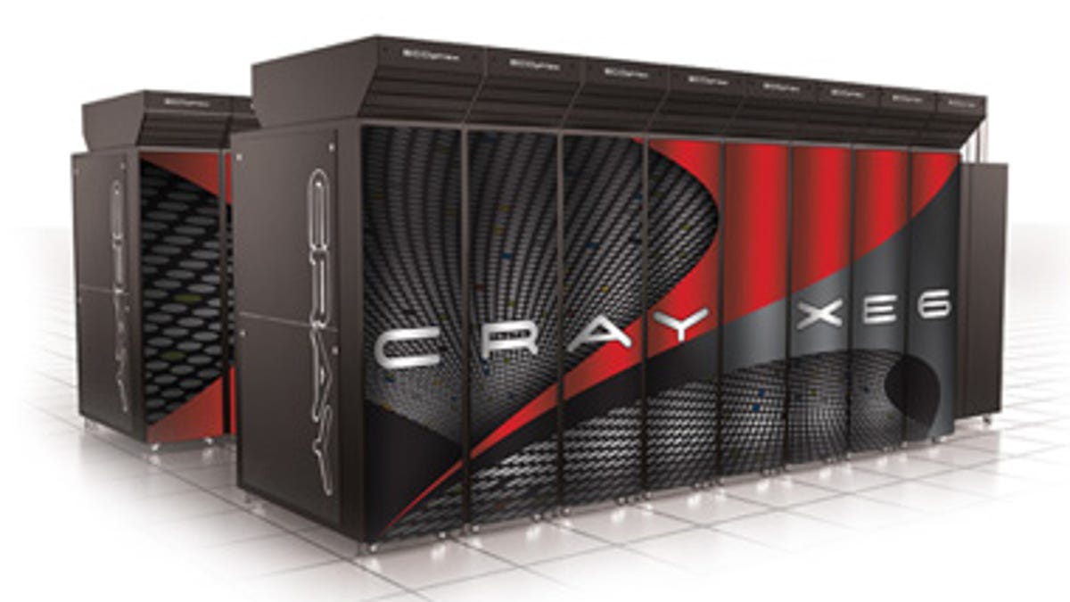 Cray XE6 supercomputer.