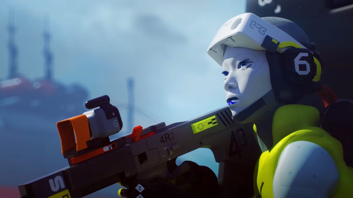 a sniper holds their weapon