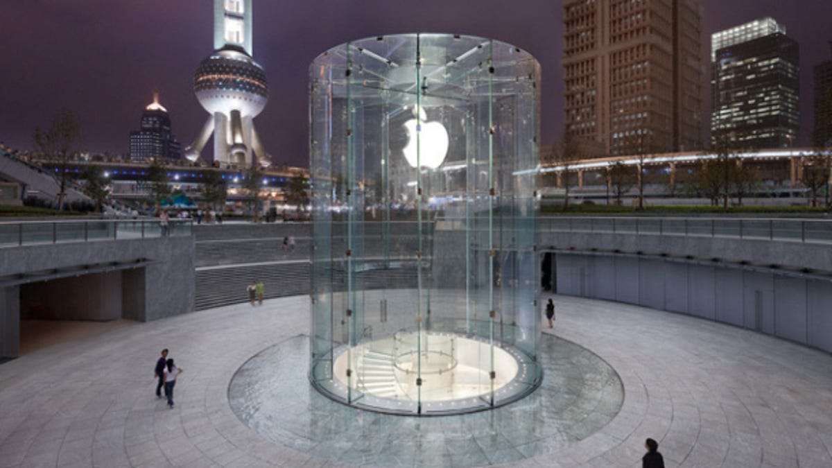 One of Apple's retail stores in China.