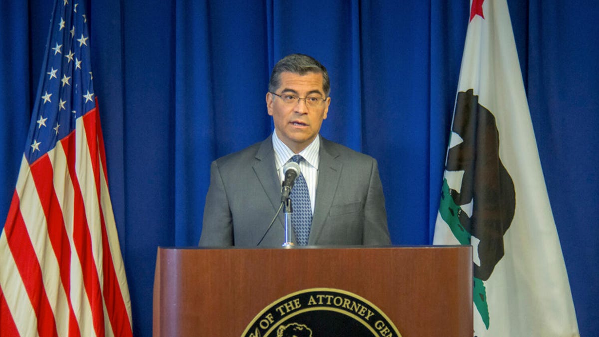 California Attorney General Xavier Becerra