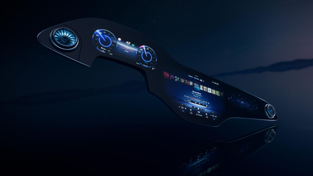 MBUX Hyperscreen - infotainment CES