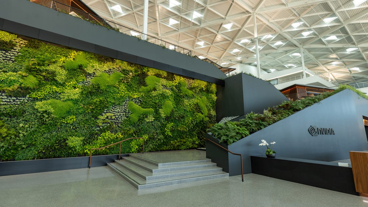 Nvidia Voyager building stairway