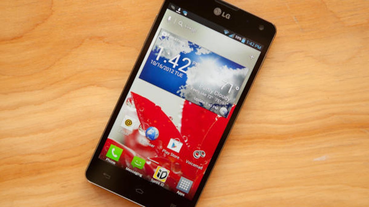LG's Optimus G smartphone.