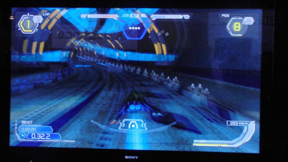 Playing 3D games on the PlayStation 3.