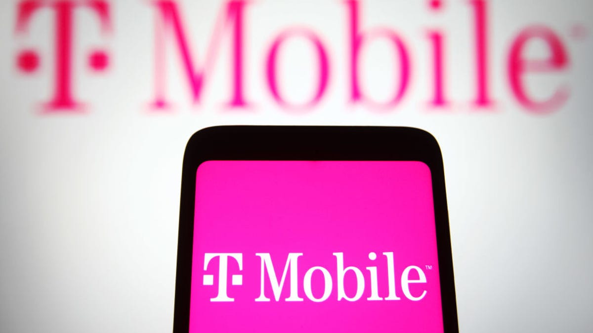 T-Mobile logo displayed on a phone screen