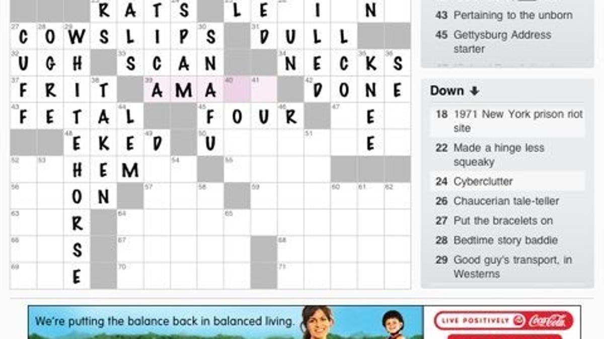 The iPad's best free crossword puzzles can be found inside the USA Today app.