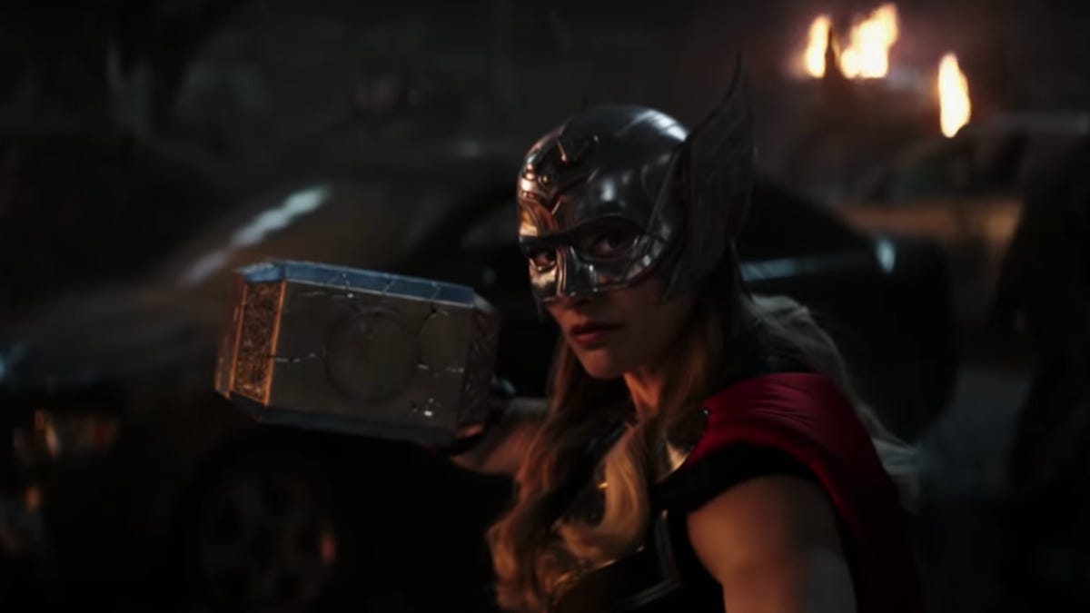 Jane Foster as Thor in Thor: Love and Thunder
