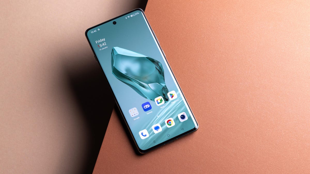 Image of oneplus phone in green