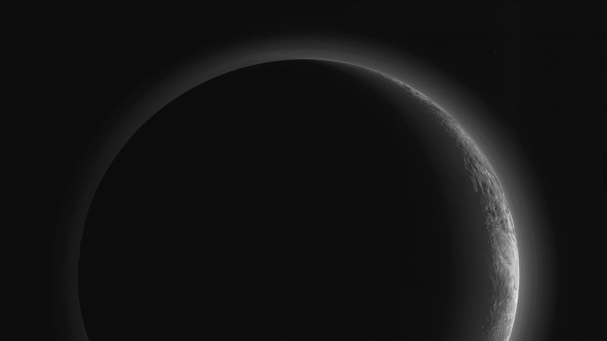 Pluto's crescent