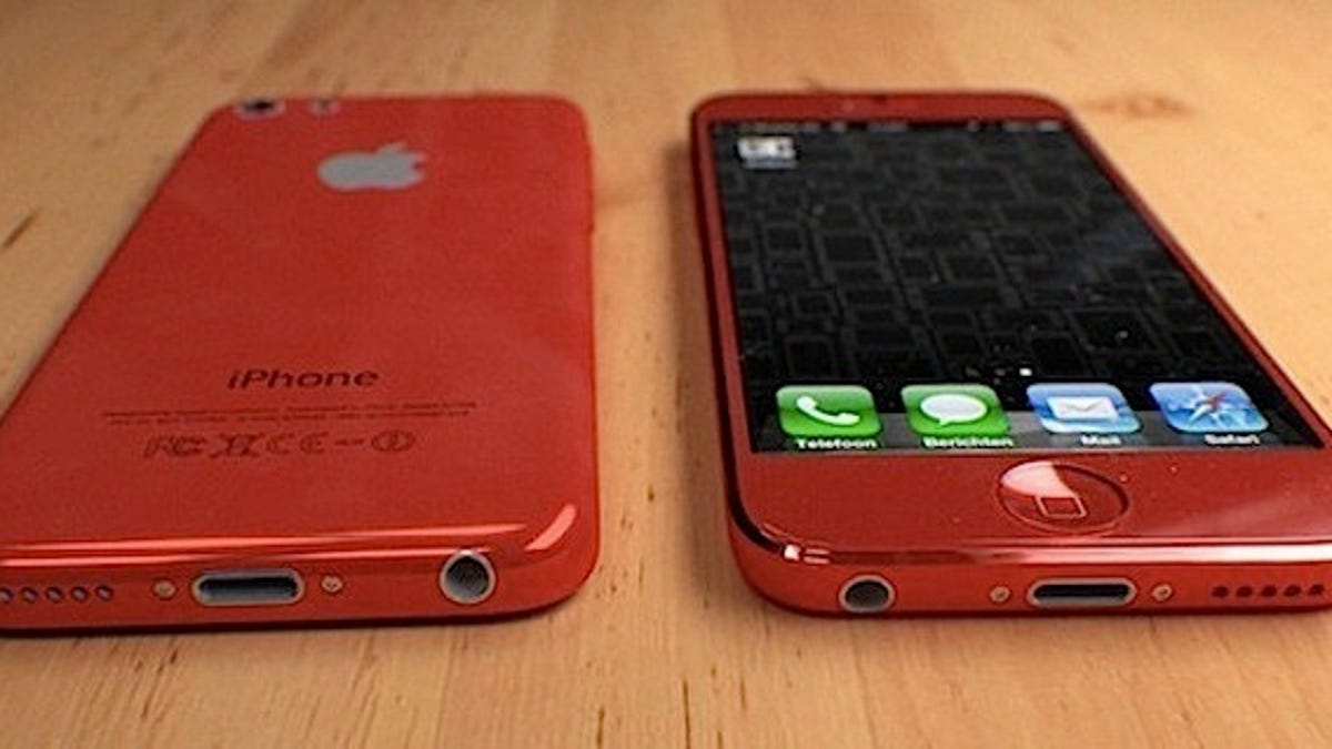 Artist depiction of rumored budget iPhone