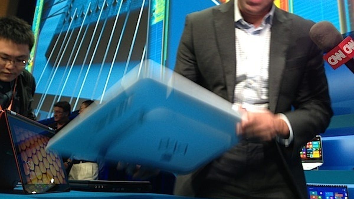 Intel showing off touch laptops and desktops at CES.