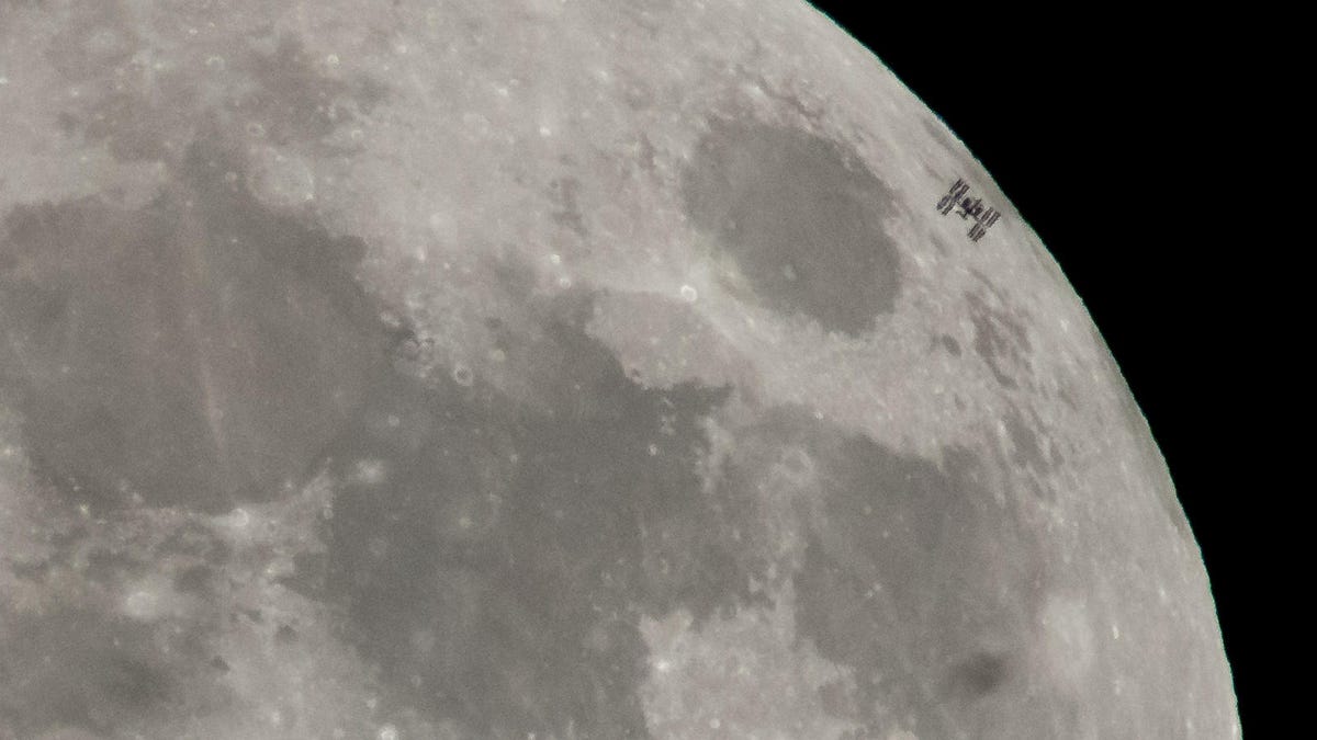 ISS Lunar Transit